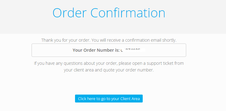 order confirm