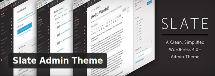 Slate Admin Theme