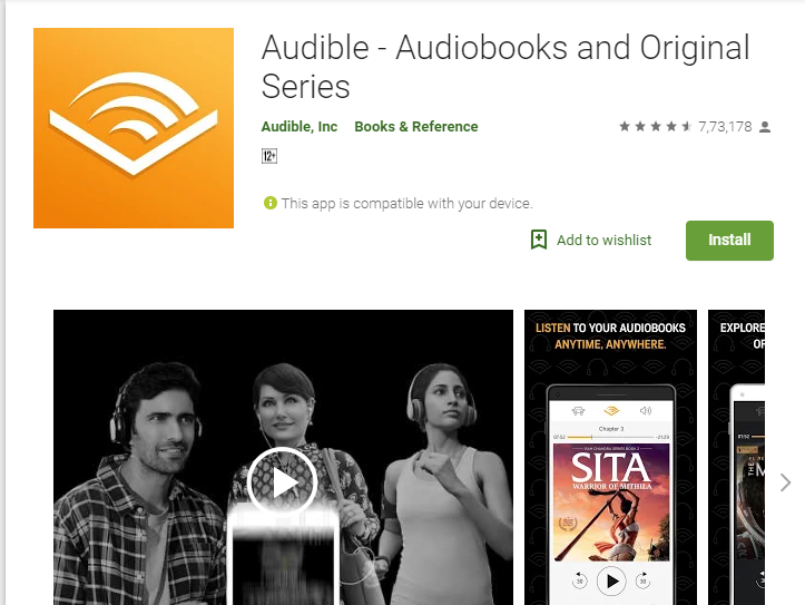 Audible-Audiobook App Player for Android