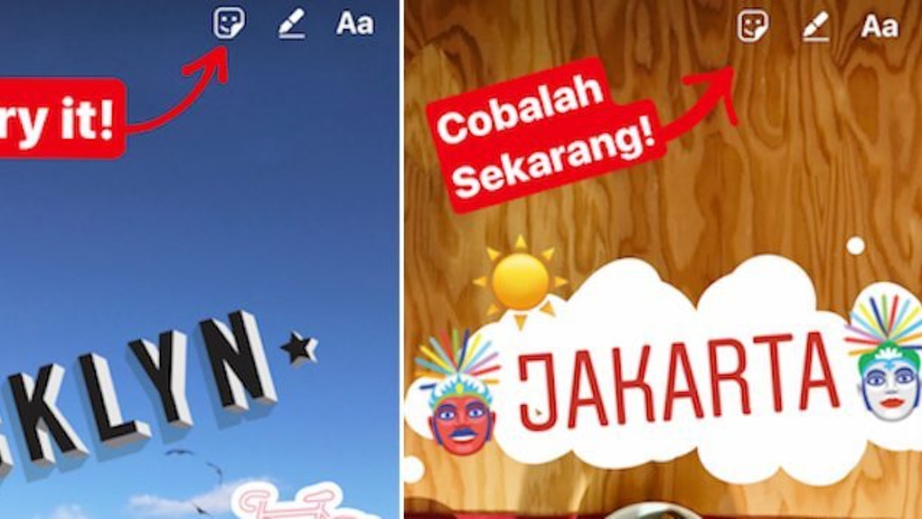 Types of Instagram Stickers-Location Stickers
