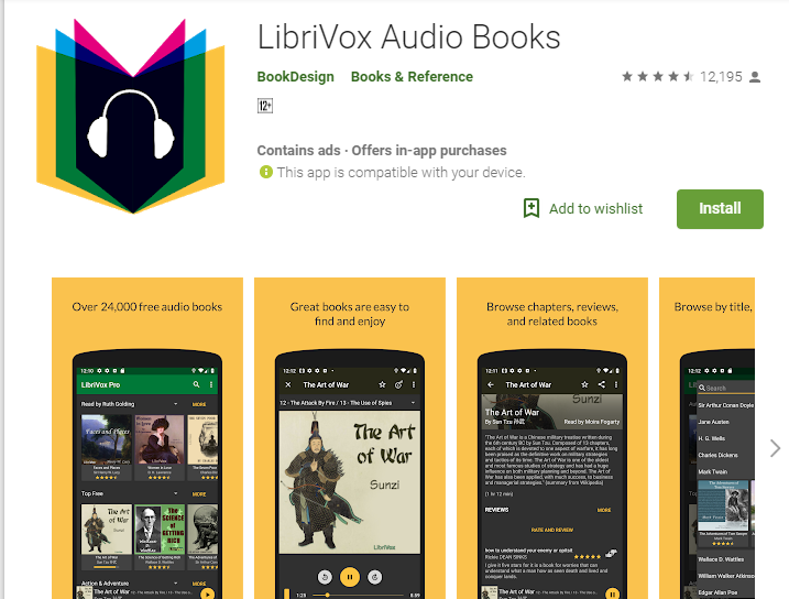 LibriVox-Audiobook App Player for Android