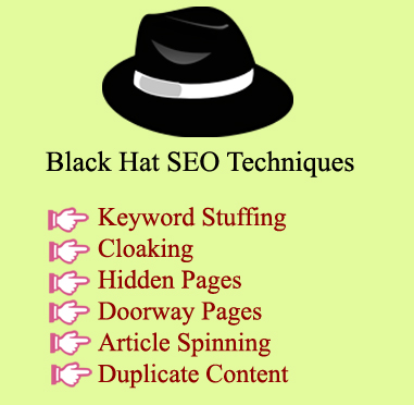 Black hat SEO Techniques