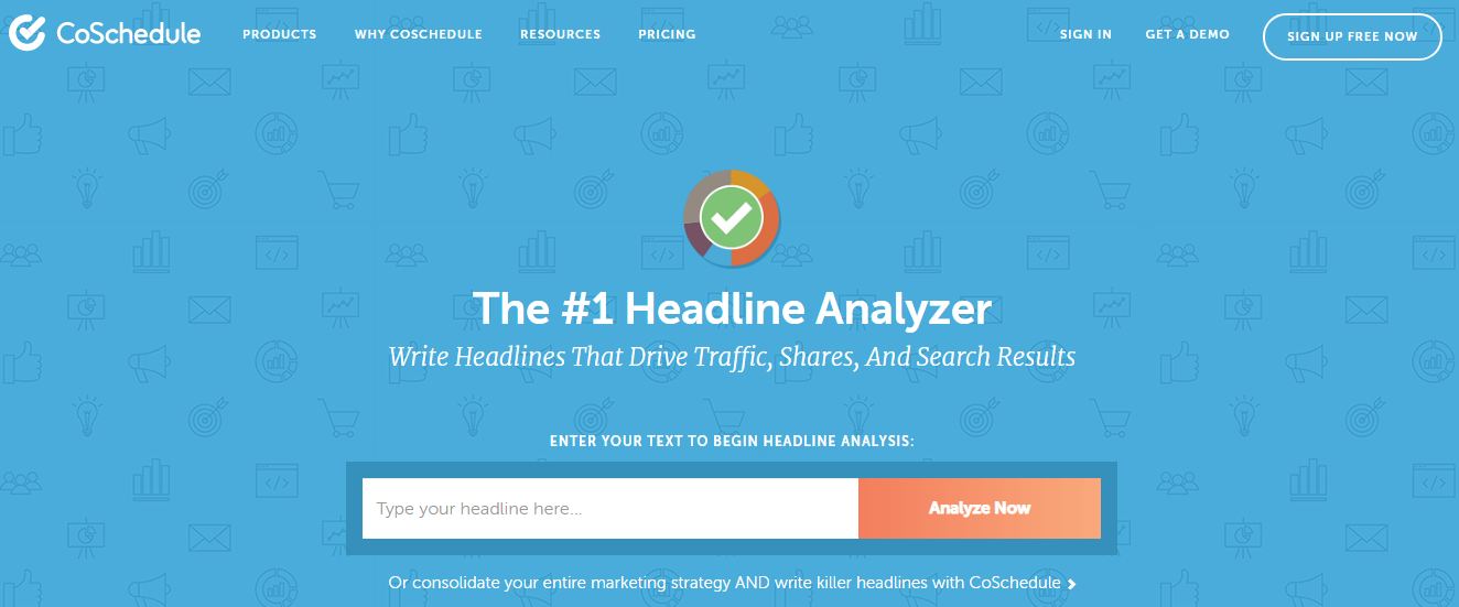 CoSchedule’s Headline Analyzer-Content Marketing Tools