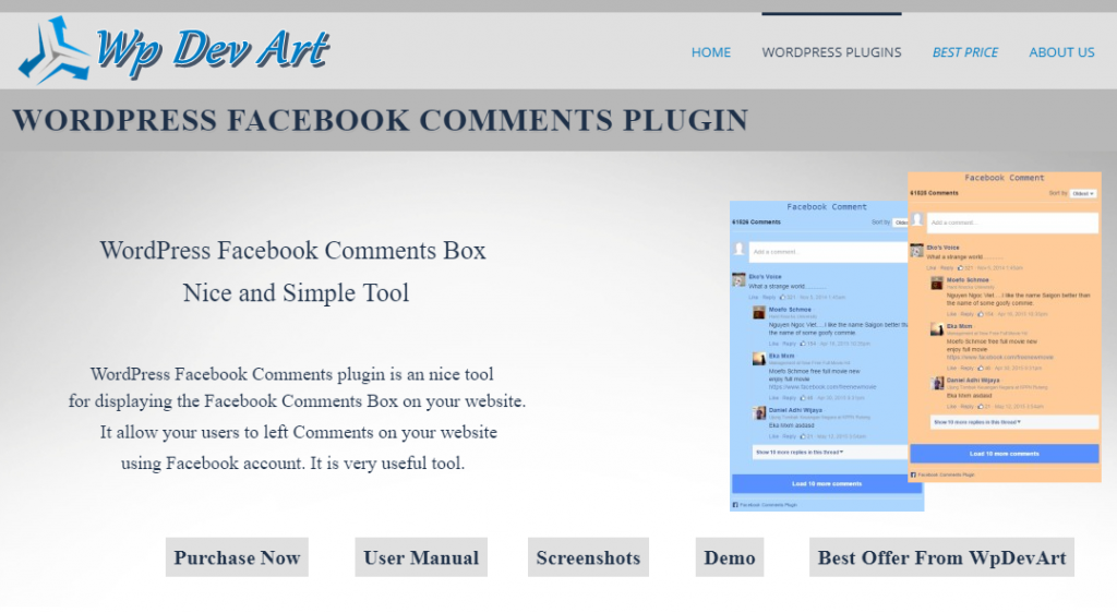 WpDevArt Facebook comments-WordPress Plugins you Need to Boost your Conversion Rate