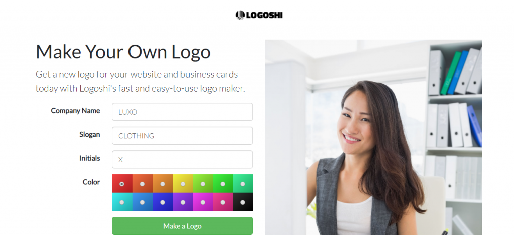 Logoshi Free logo creation online