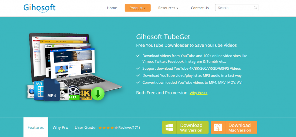 Gihosoft Tubeget-Best Video Downloader Tools