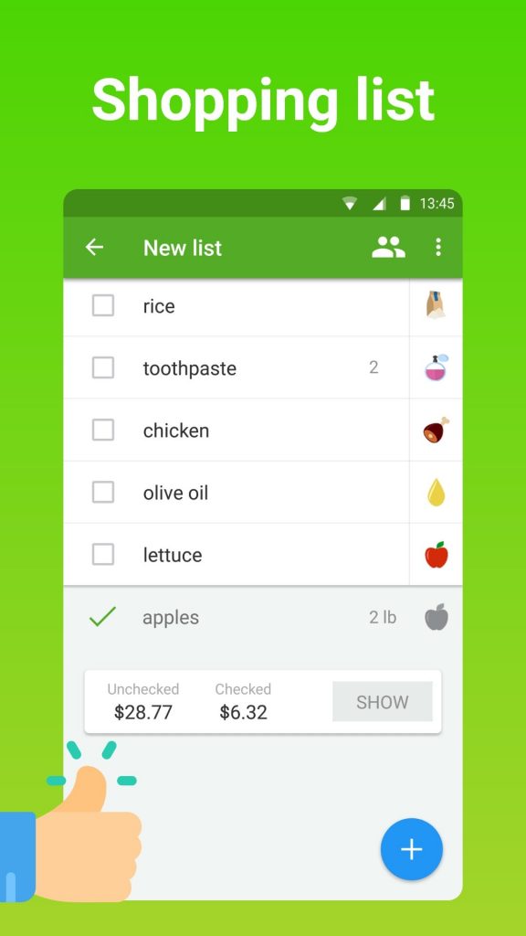 LIstonic App-Best Grocery Shopping List Apps