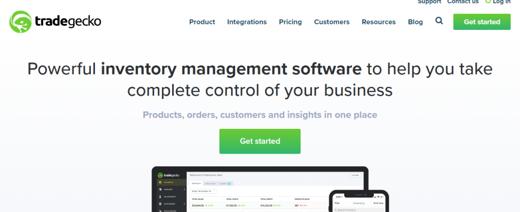 TradeGecko-Best Inventory Management Systems for 2019