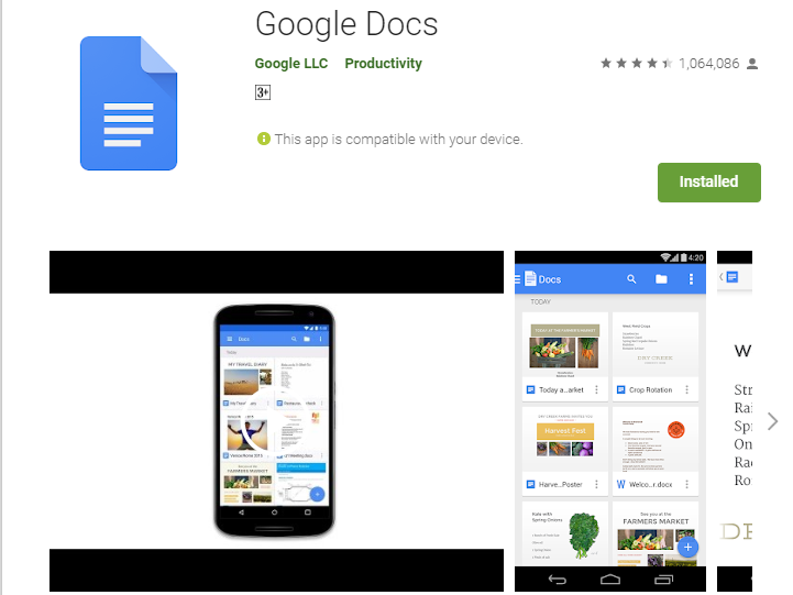 google docs-Best 7 Productivity Apps for Students