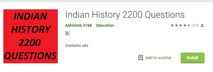 Indian History 2,200 Questions