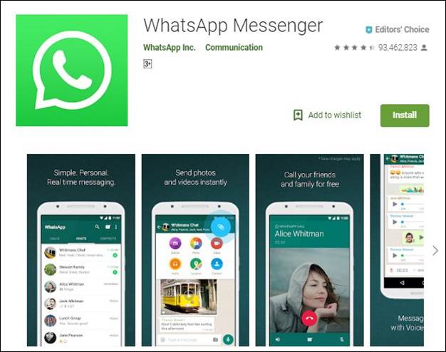WhatsApp-10 Must have Android Apps