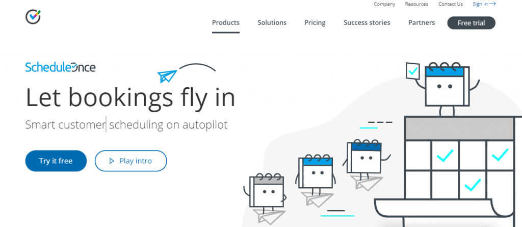 scheduleonce-Let bookings fly in