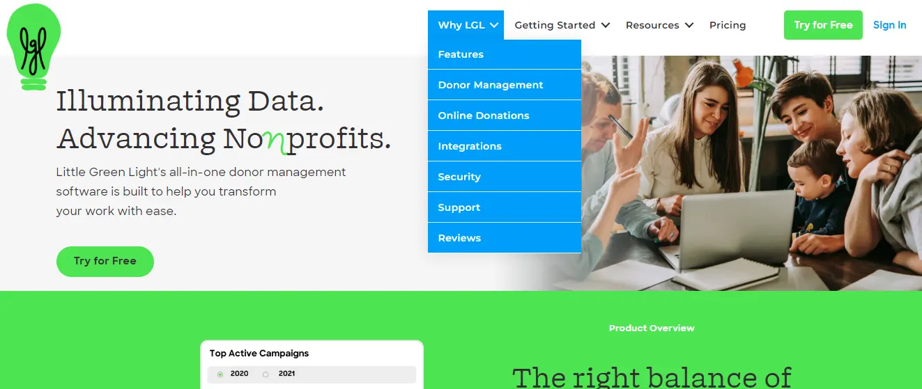 Little Green Light-Nonprofit/Charity CRM Systems