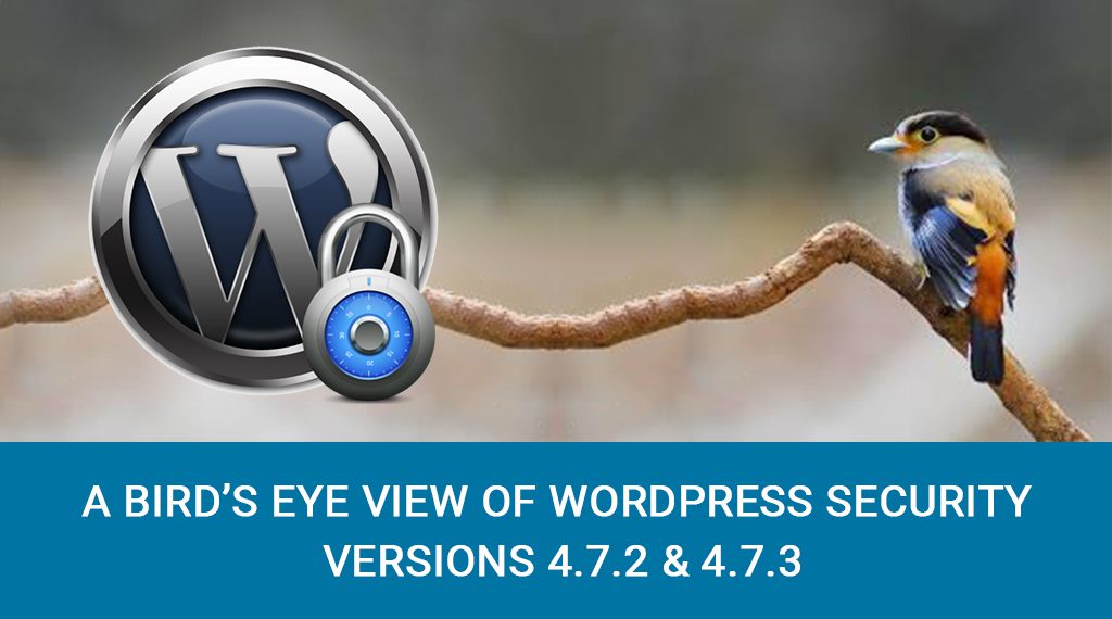 A Bird’s Eye View Of WordPress Security Version 4.7.2 & 4.7.3 Wordpress Security Version 4.7.2 & 4.7.3