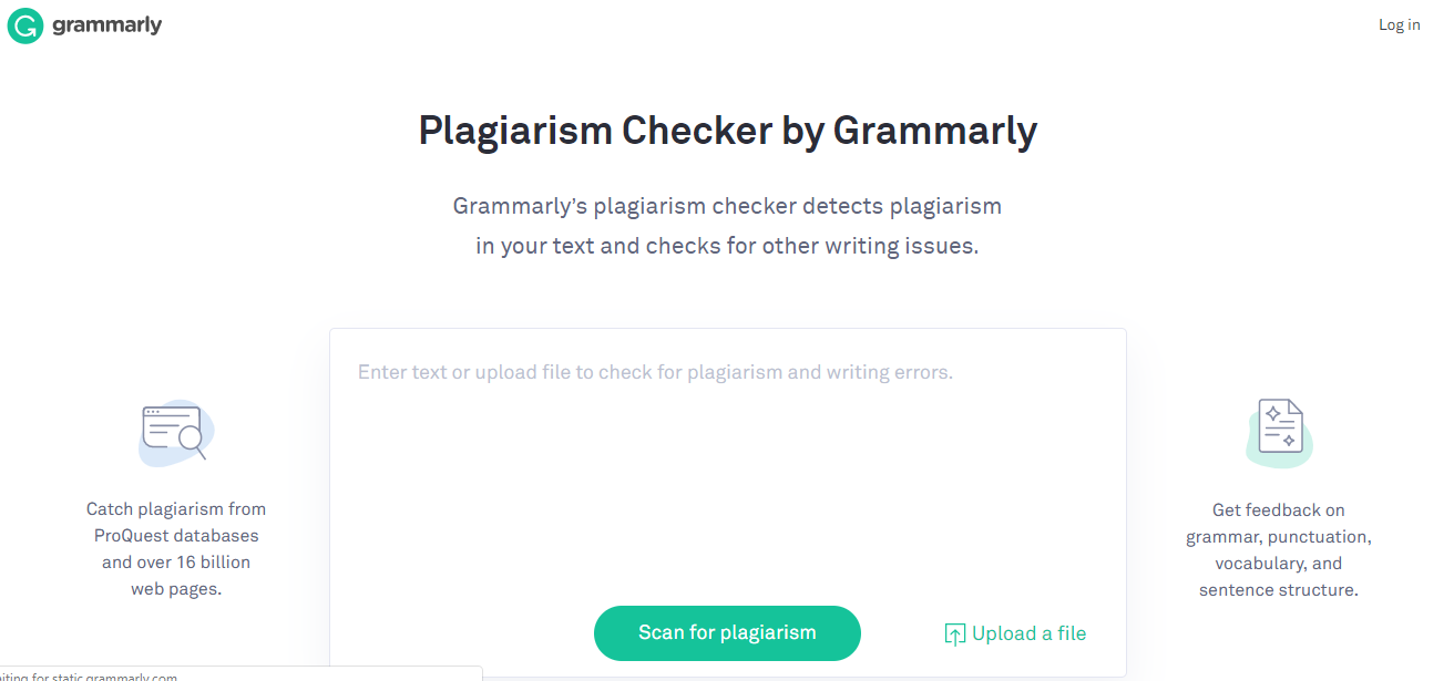 Grammarly-Plagiarism Checkers Tools
