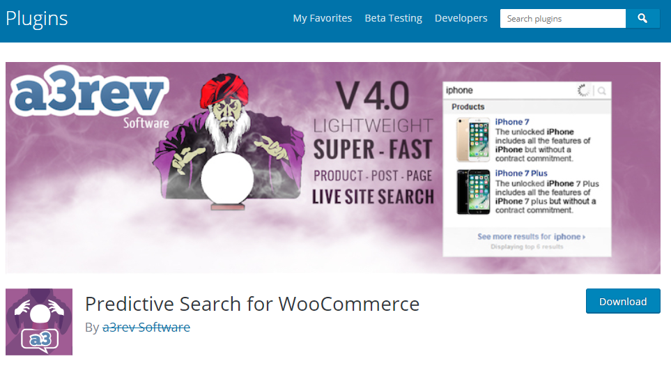 Predictive Search for WooCommerce