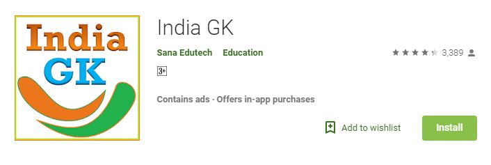 India GK-Best Current Affairs apps