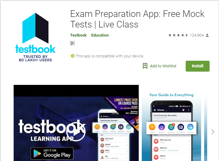 Exam Preparation App: Free Mock Tests | Live Class