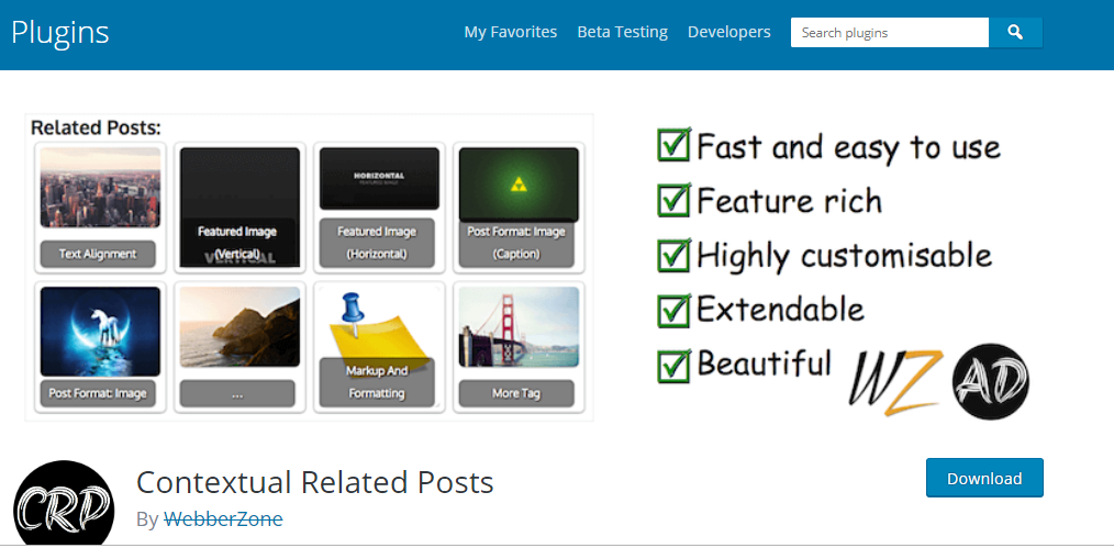 Best WordPress Sidebar Widgets Download-Contextual related posts