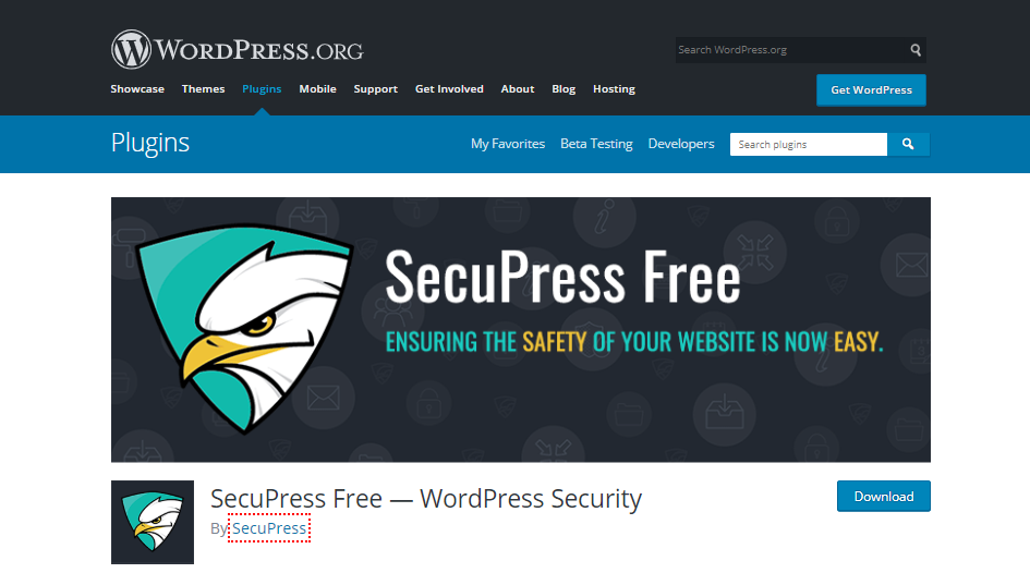 best free security plugins for wordpress-SecuPress