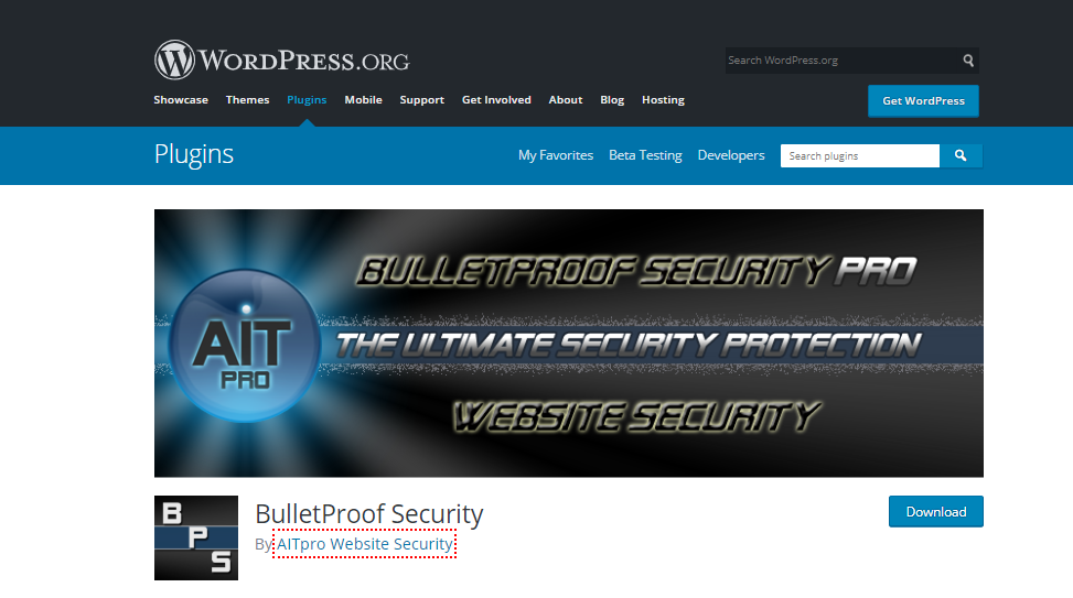 best free security plugins for wordpress-BulletProof Security