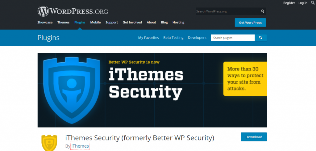best free security plugins for wordpress-iThemes Security