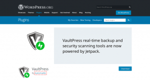 best free security plugins for wordpress-VaultPress