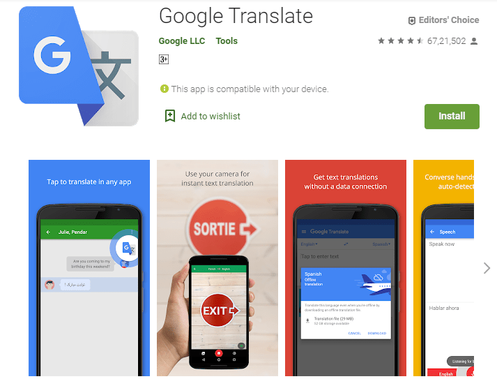 Google Translate-English Learning Apps