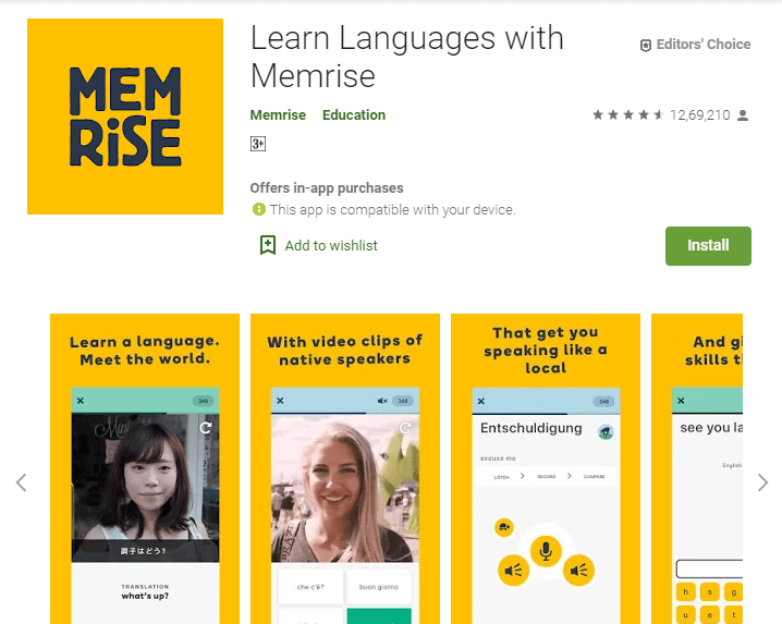 Memrise-English Learning Apps