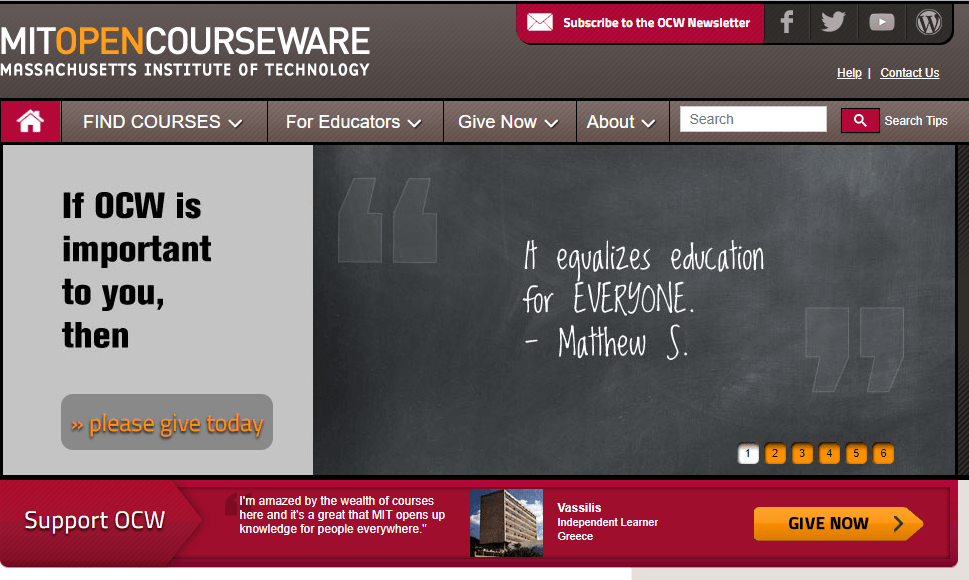 mit opencourseware