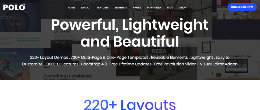 polo-html css blog templates