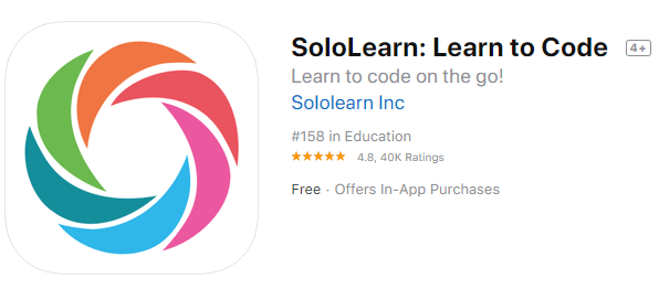 applications sololearn pour le codage