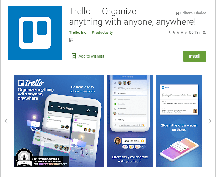 Trello app
