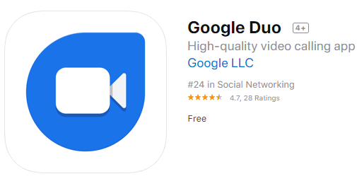 google duo-Apps for Android & IOS
