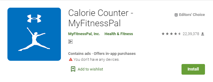 Calorie Counter - MyFitnessPal