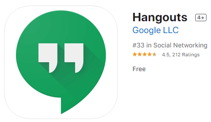Hangouts-Free Indian Chat Apps