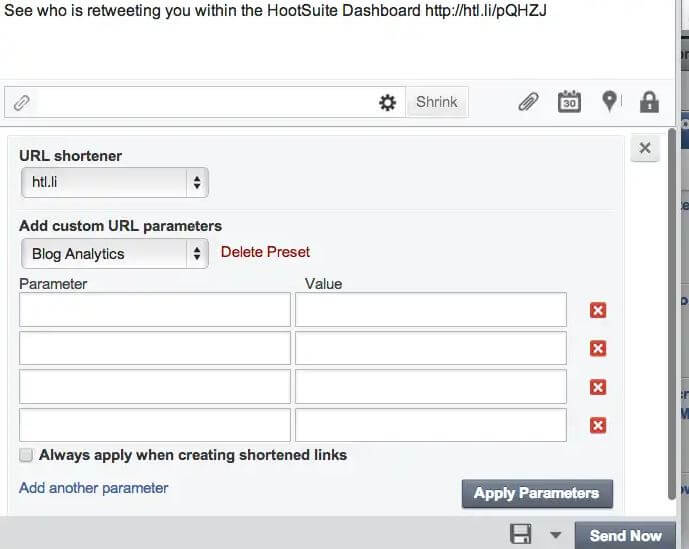 Hootsuite url shortener