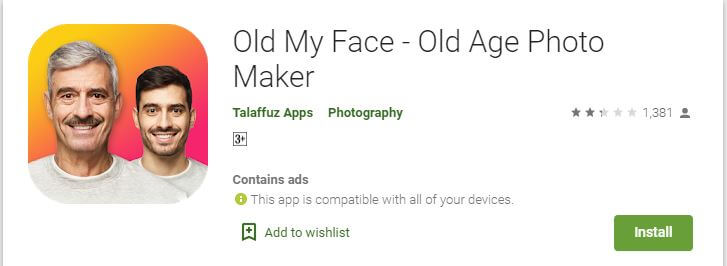 Old My Face - Old Age Photo Maker