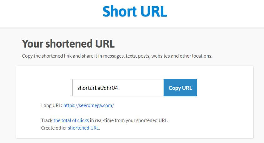 shorturlat url shortner