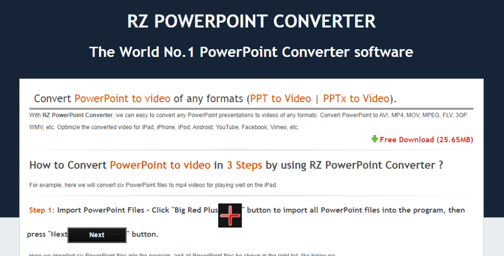 6 PPT to Video Converter(MP4) Online Sites - Seeromega