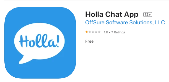HOLLA-Stranger Chat Apps Online ios android