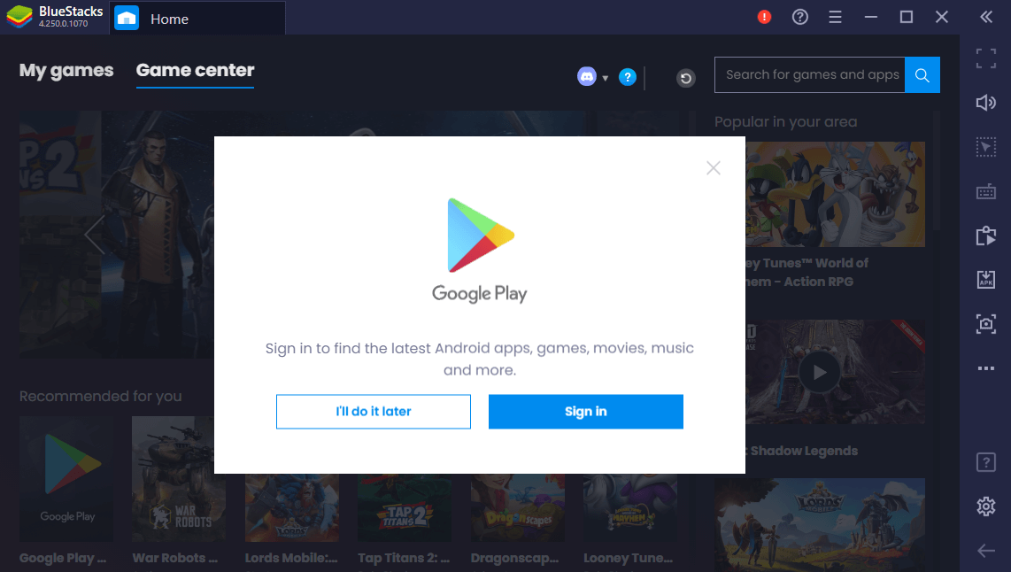 will bluestacks update remove data