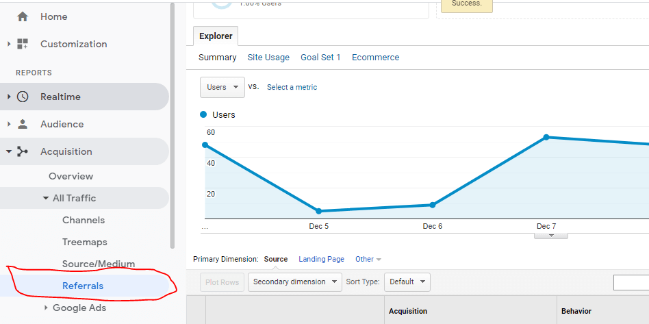 Monitor Your Referral Traffic