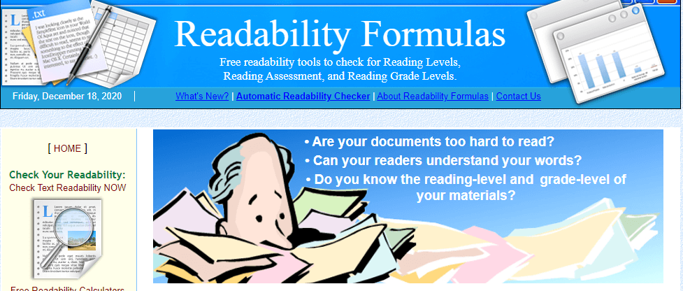 Readabilityformulas