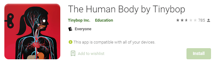 The human body by Tinybop