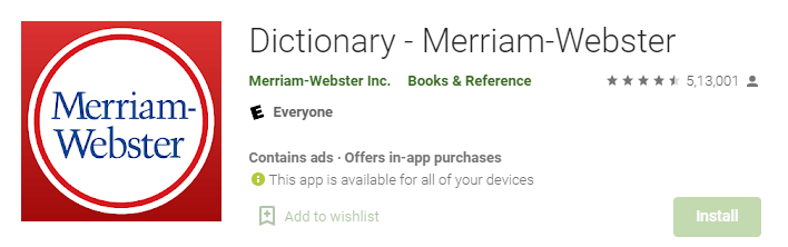 Dictionary - Merriam-Webster