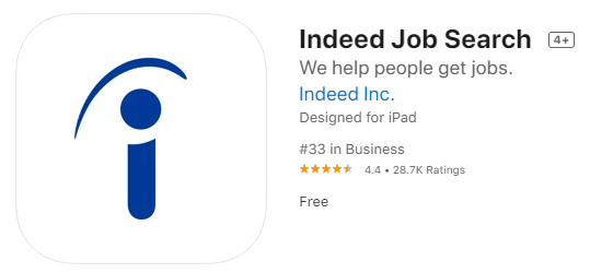 Indeed Job Search app