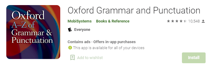 Oxford Grammar and Punctuation