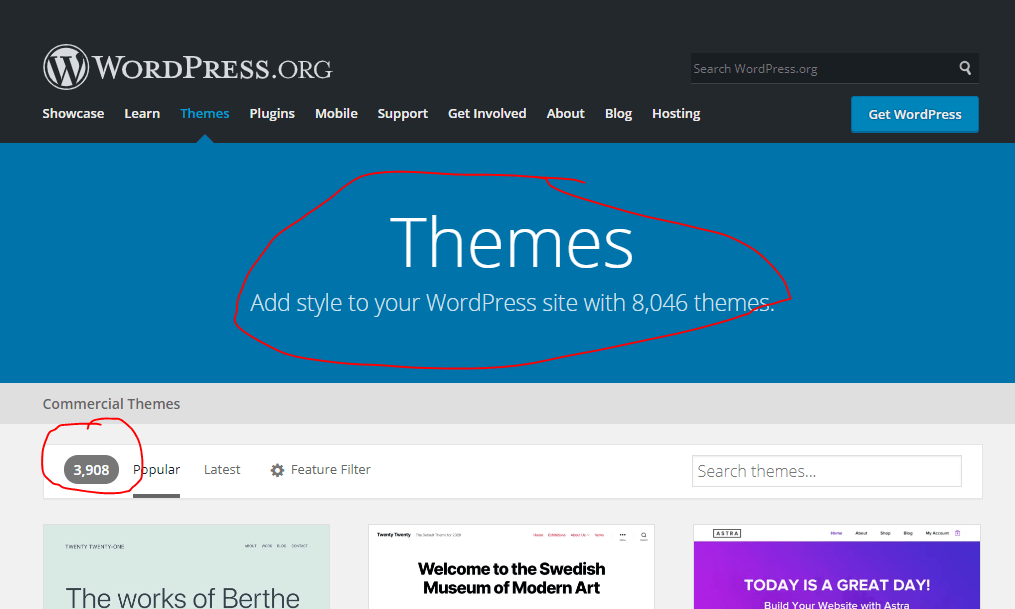 free wordpress.org themes