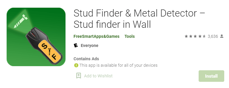 Stud Finder & Metal Detector – Stud finder in Wall